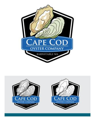 Oyster logo, horizontal version, on a transparent background