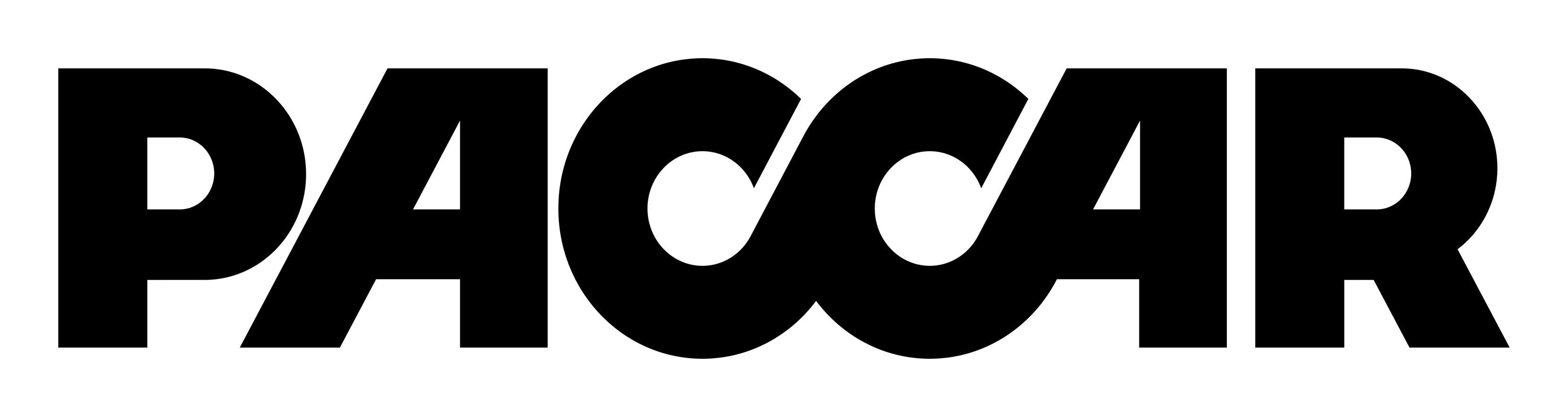Paccar logo on a transparent background