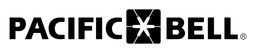Pacific Bell Logo, Variante Wortmarke schwarz, auf transparentem Hintergrund