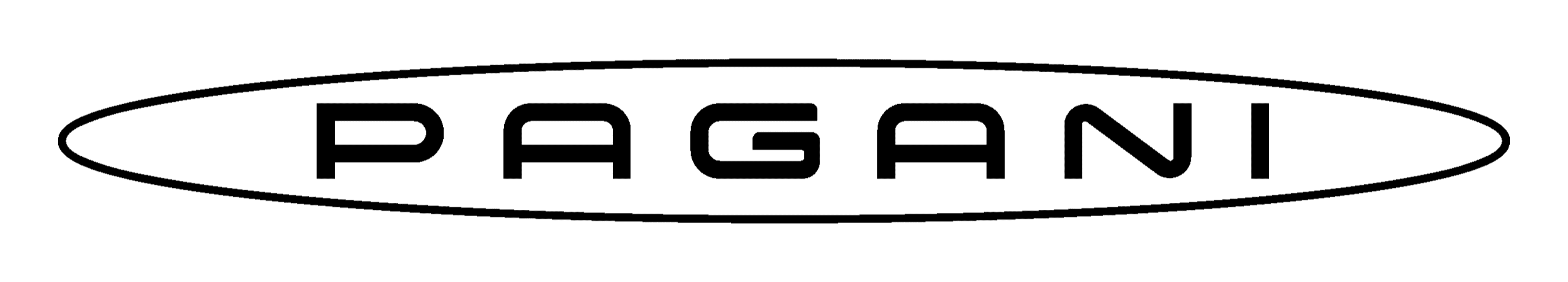 Logo da Pagani em fundo transparente