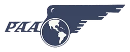 Pan AM logo, monochrome wordmark version, on a transparent background