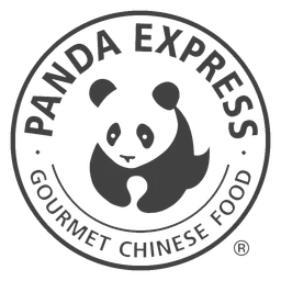 Panda Express logo, black icon version, on a transparent background