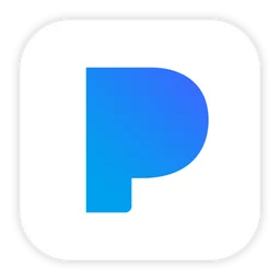 Pandora Radio logo, icon version, on a transparent background