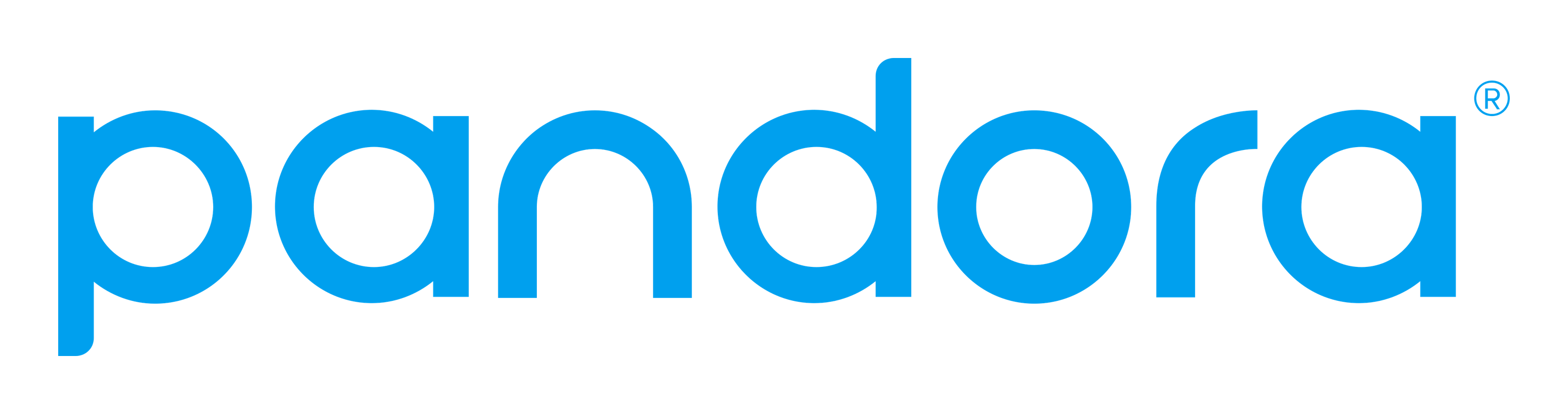 Pandora Logo auf transparentem Hintergrund