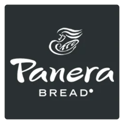 Panera Bread logo, black icon version, on a transparent background