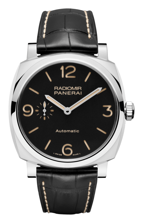 Panerai logo, monochrome version, on a transparent background