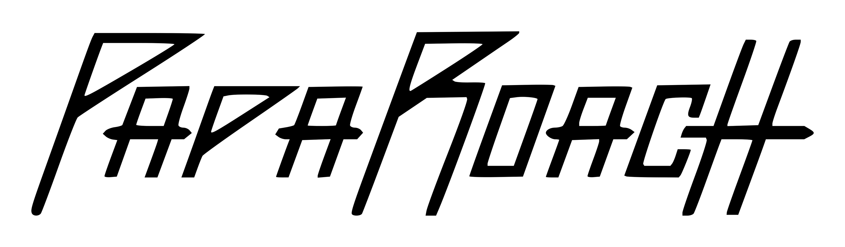 Papa Roach logo on a transparent background