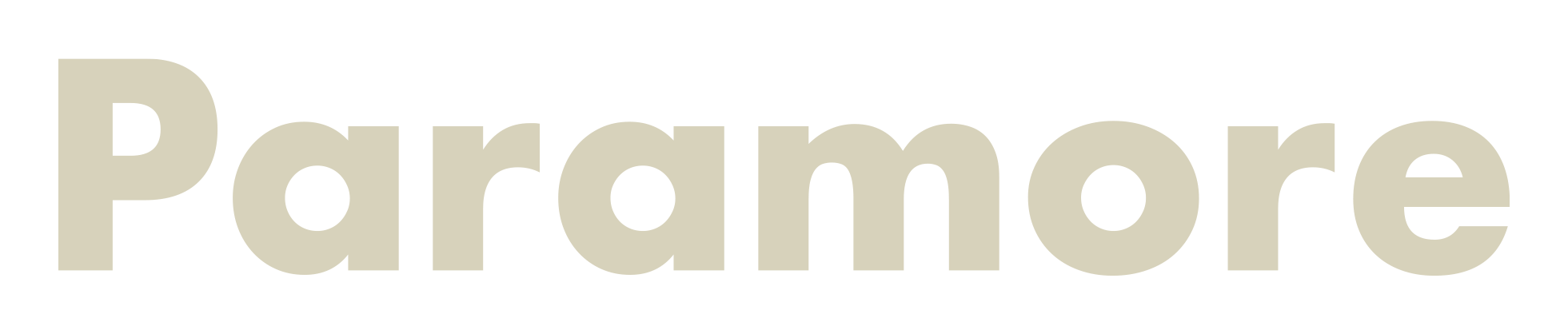 Paramore logo on a transparent background