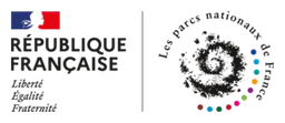 Parcs Nationaux de France logo, wordmark version, on a transparent background