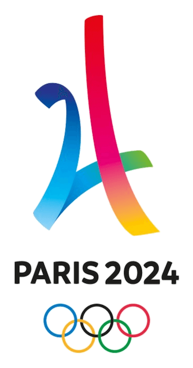 Paris 2024 Bid logo, horizontal version, on a transparent background