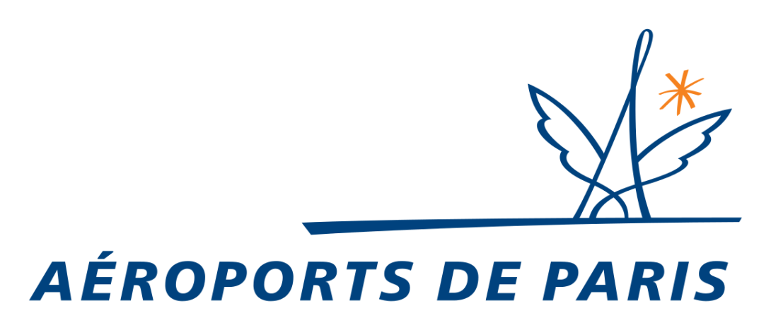 Paris Aeroport logo on a transparent background