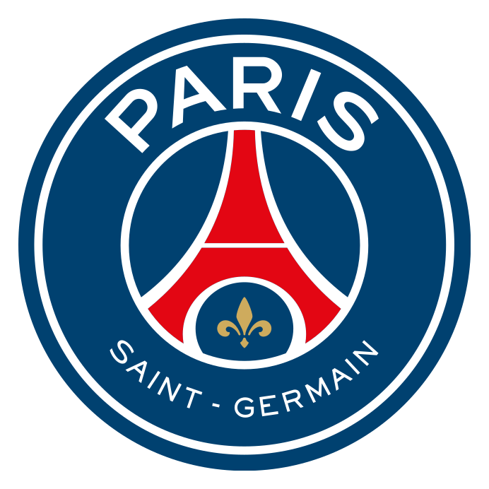 Paris Saint Germain logo on a transparent background