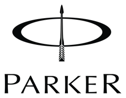Parker logo, black version, on a transparent background