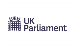 Parliament logo, monochrome wordmark version, on a transparent background
