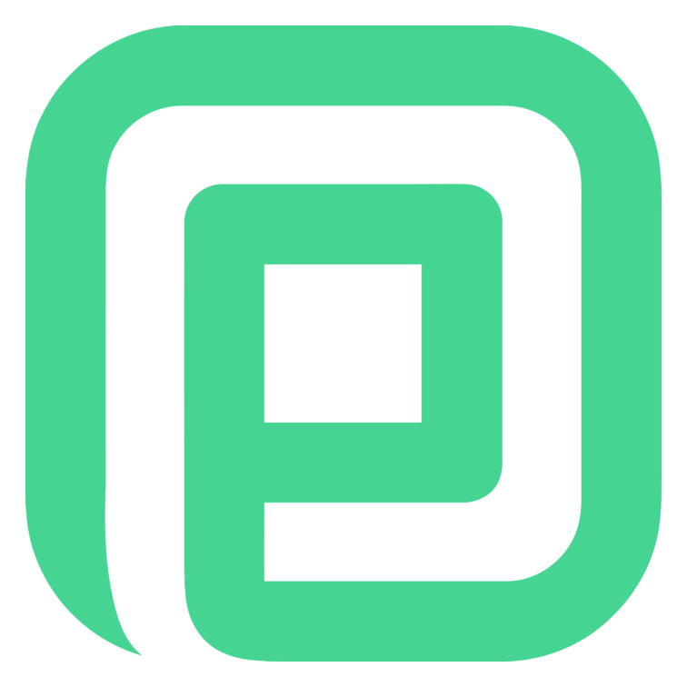Particl logo on a transparent background