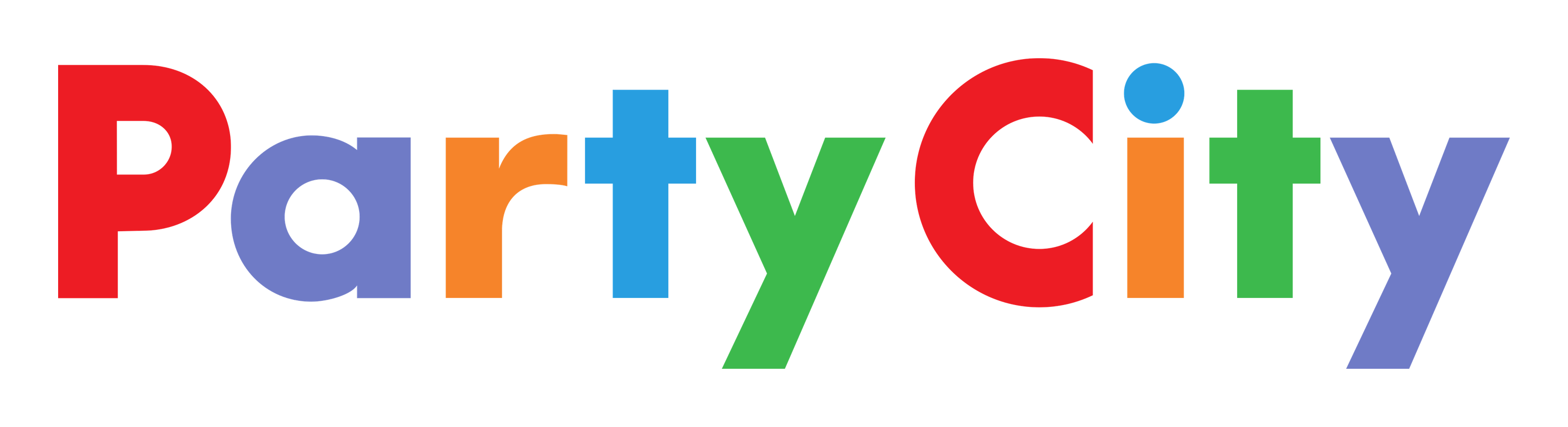 Party City logo on a transparent background