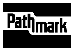 Pathmark logo, black version, on a transparent background