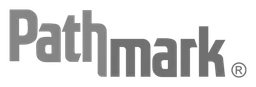 Pathmark logo, monochrome wordmark version, on a transparent background