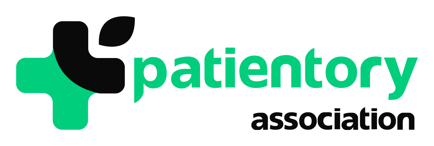Patientory logo on a transparent background