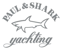 Paul and Shark logo, monochrome version, on a transparent background