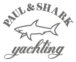 Paul and Shark logo, monochrome icon version, on a transparent background