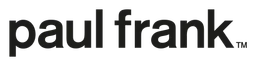 Paul Frank logo, black wordmark version, on a transparent background