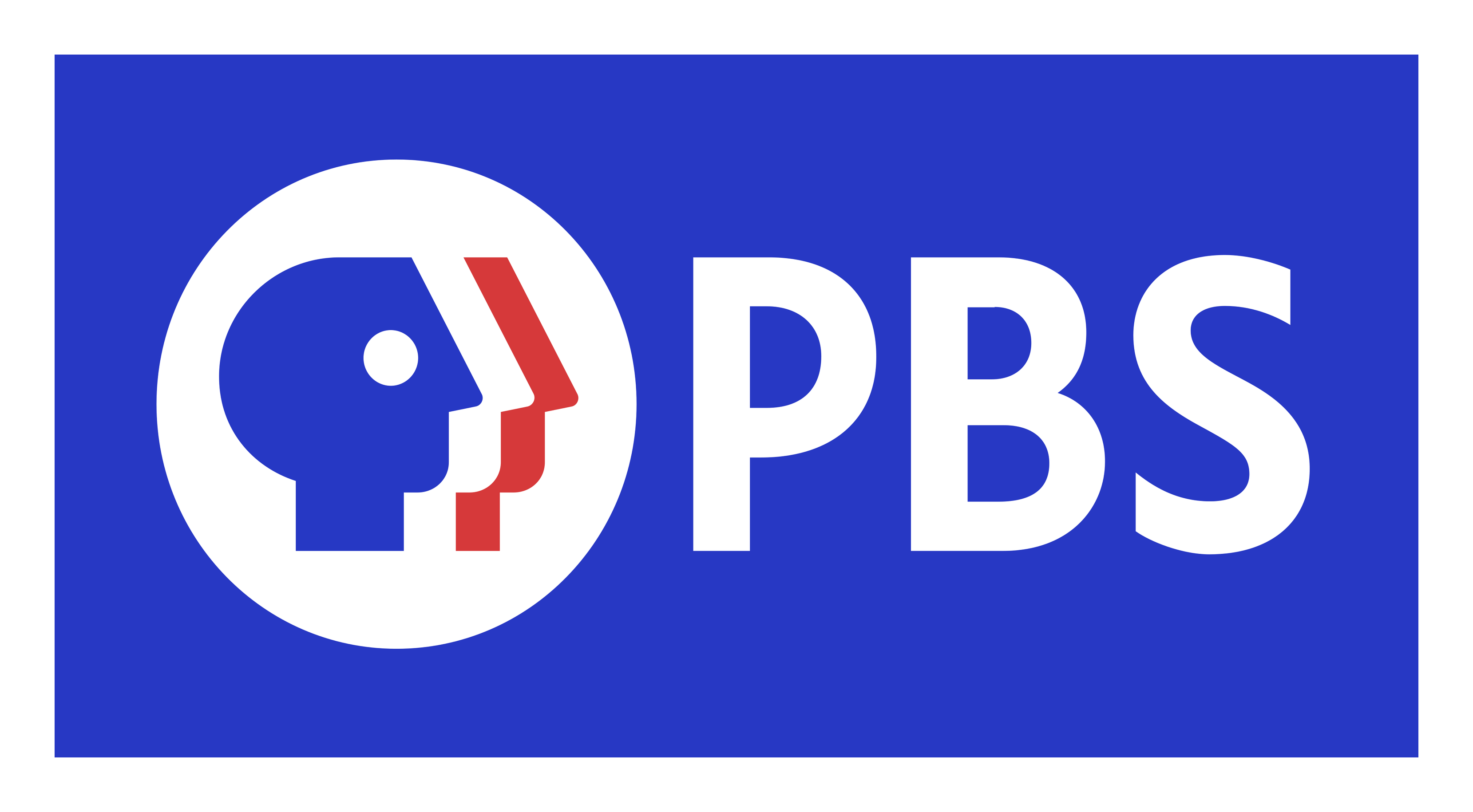 PBS logo on a transparent background