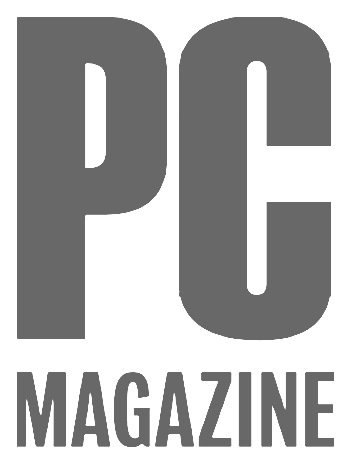 PC Magazine logo, monochrome version, on a transparent background