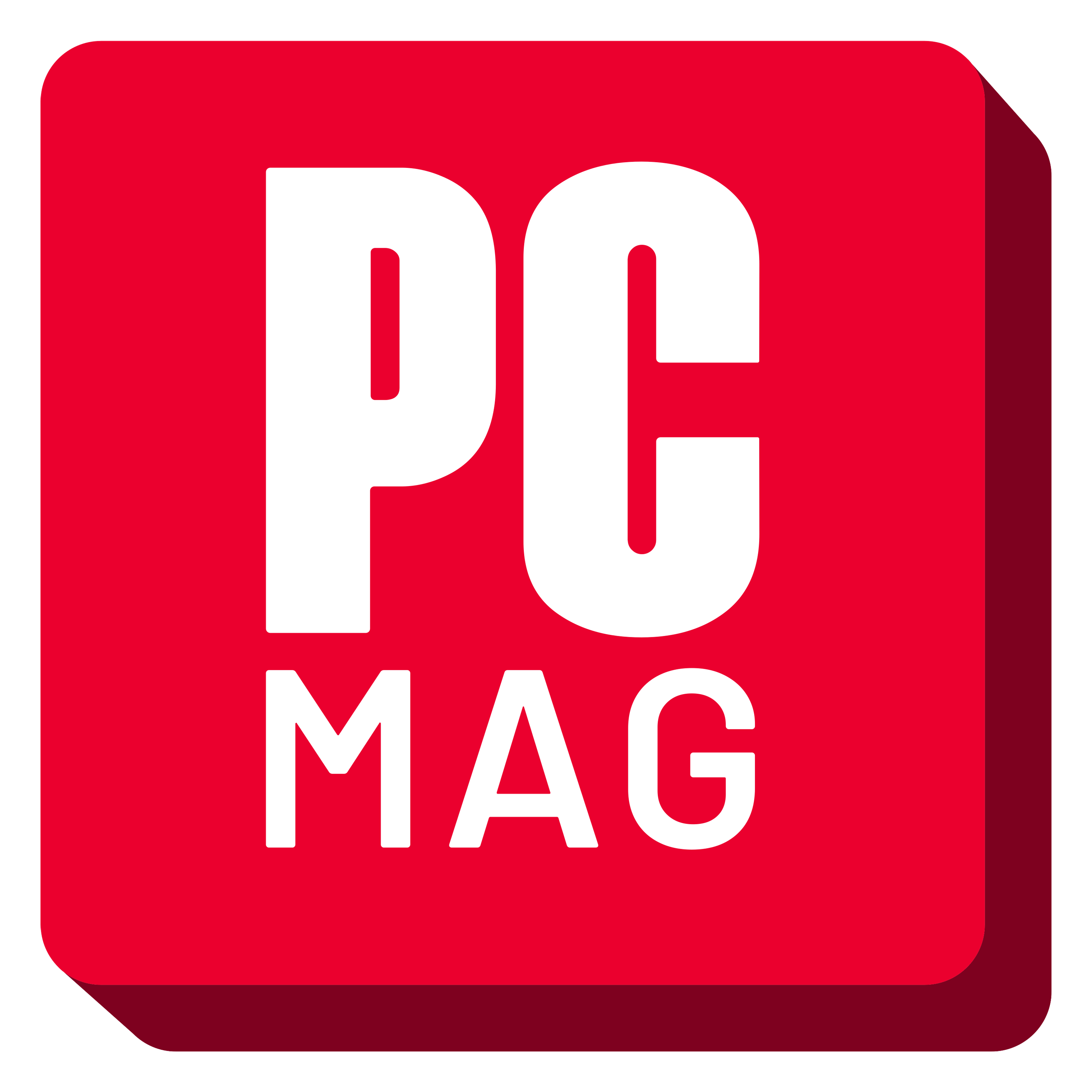 PC Magazine logo on a transparent background