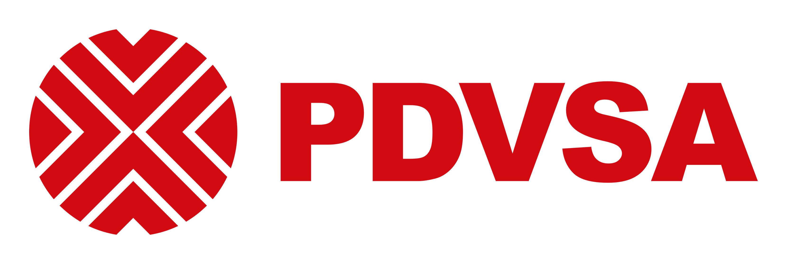 Pdvsa logo on a transparent background