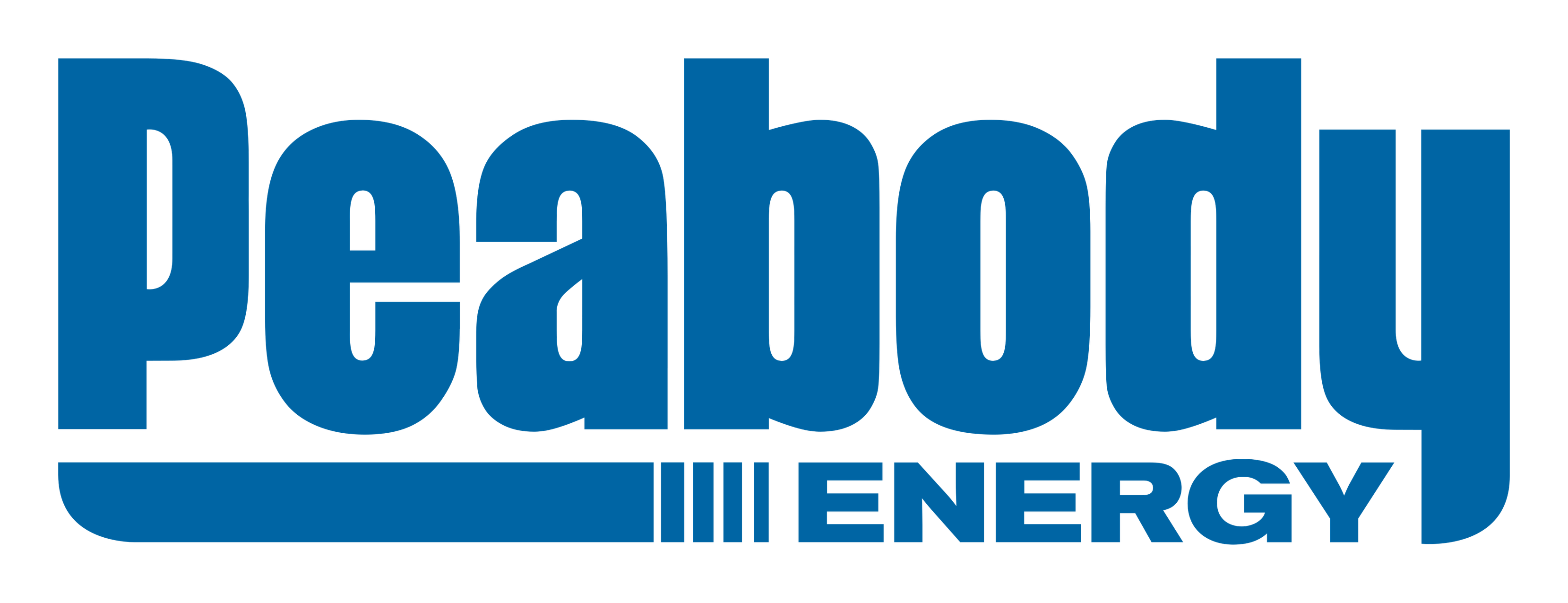 Peabody Logo auf transparentem Hintergrund