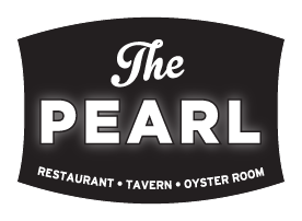 Pearl logo, monochrome version, on a transparent background