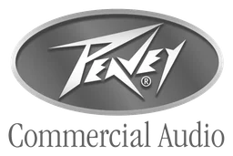 Peavey Logo, Variante monochrom, auf transparentem Hintergrund