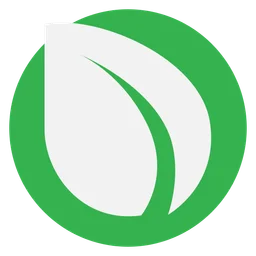 Peercoin logo, icon version, on a transparent background