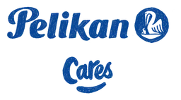 Pelikan logo, horizontal version, on a transparent background