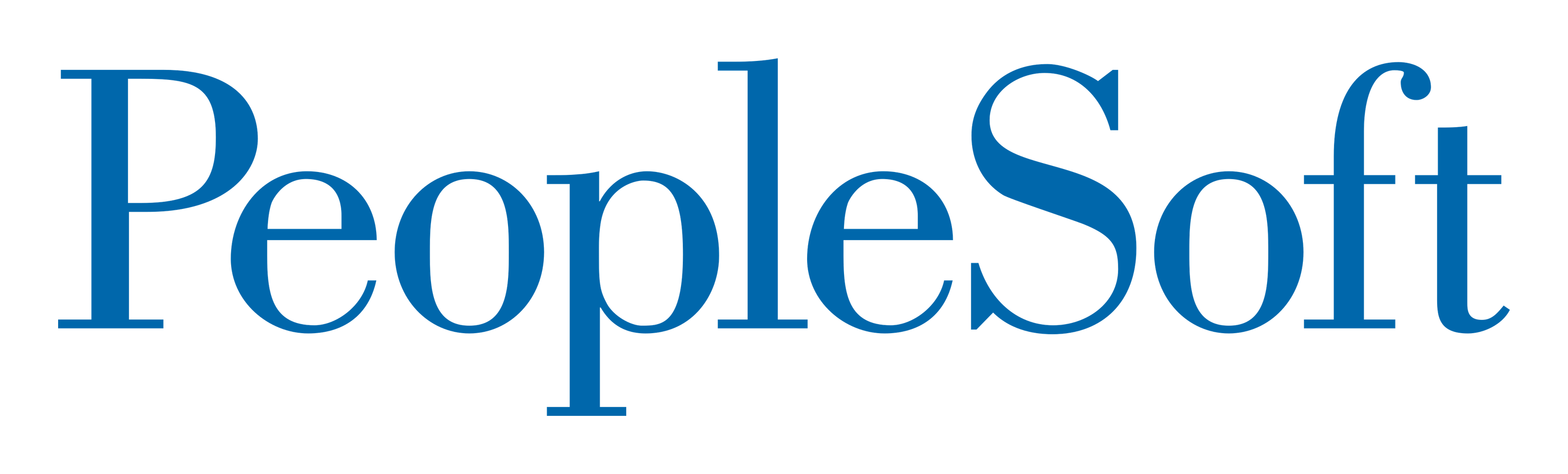 Peoplesoft logo on a transparent background