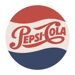 Pepsi Cola logo, icon version, on a transparent background