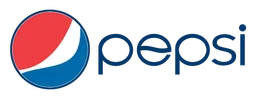 Pepsi Cola logo, wordmark version, on a transparent background