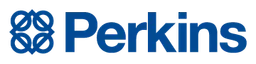 Perkins logo, wordmark version, on a transparent background
