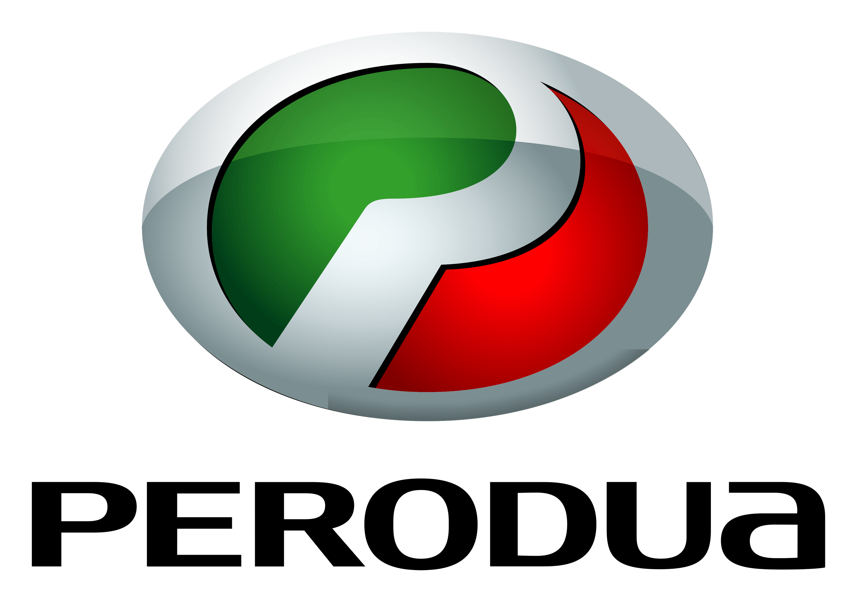 Perodua logo on a transparent background