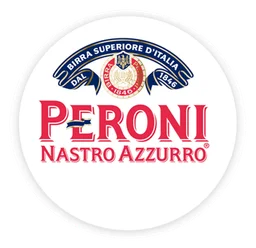 Peroni logo, icon version, on a transparent background