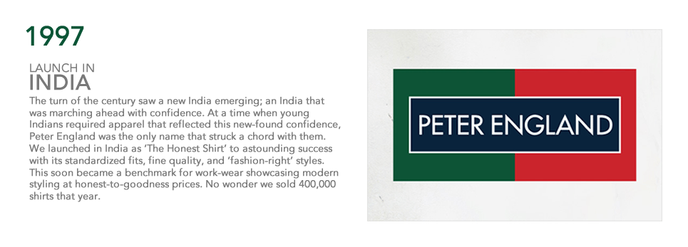 Peter England logo on a transparent background