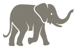 Peter Schmidt Group logo, monochrome version, on a transparent background
