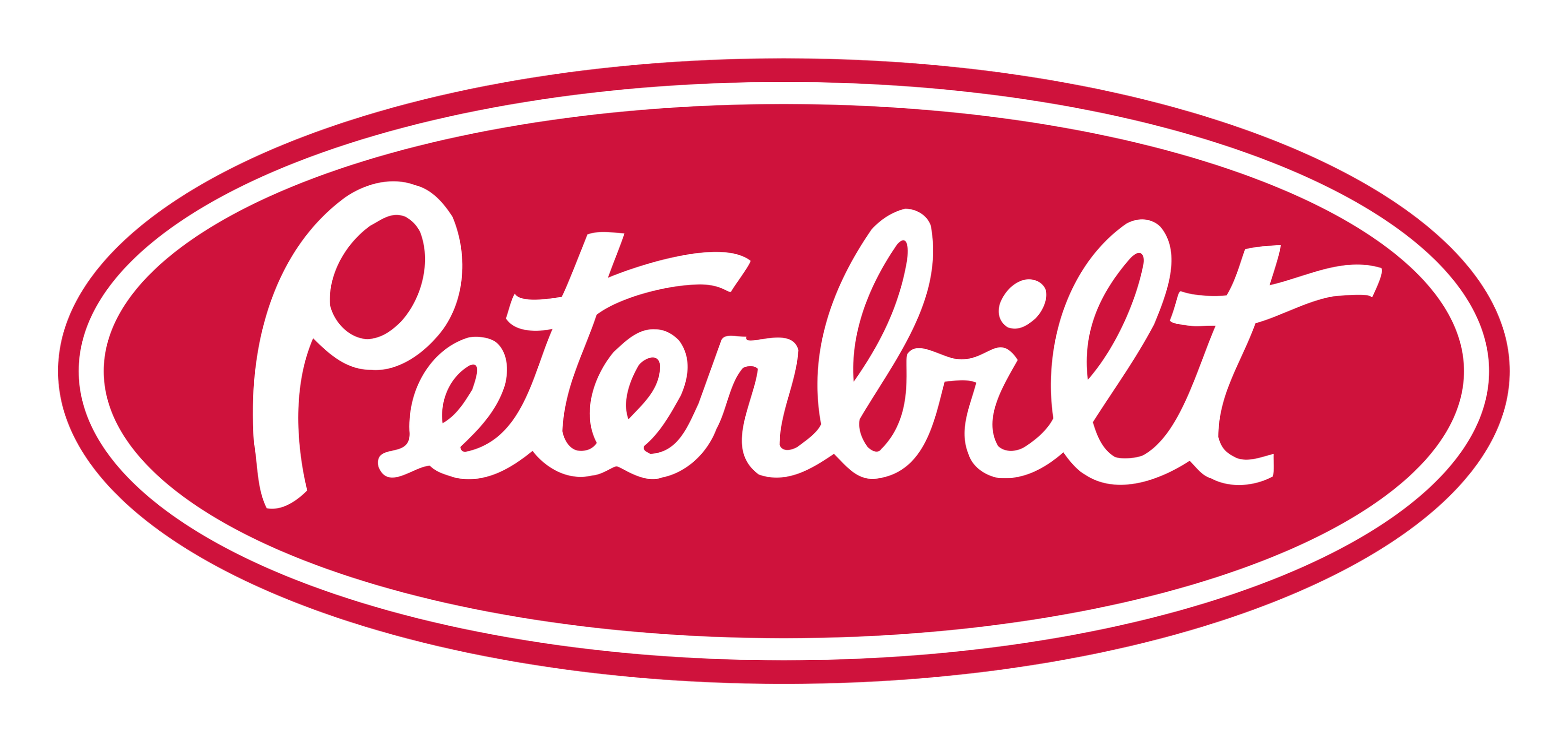 Peterbilt logo on a transparent background