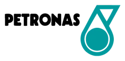 Petronas logo, horizontal version, on a transparent background