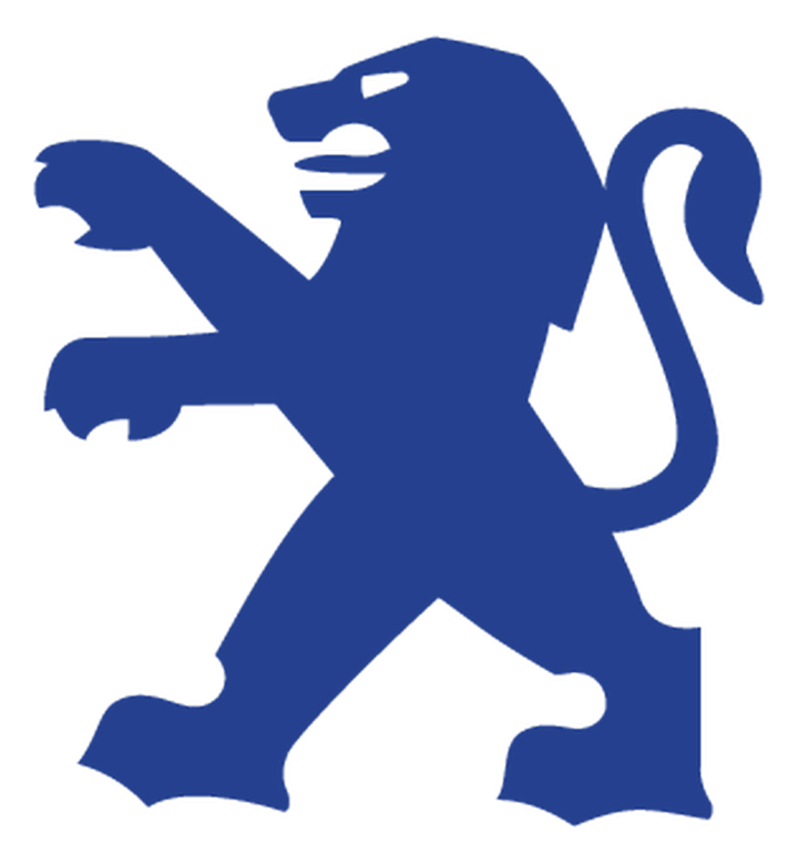 Peugeot Logo auf transparentem Hintergrund