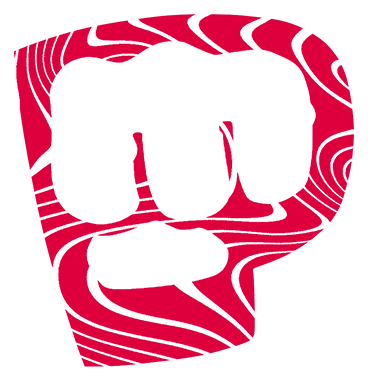 Logo de Pewdiepie, versión icono, sobre fondo transparente