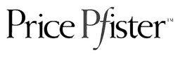 Pfister logo, black wordmark version, on a transparent background
