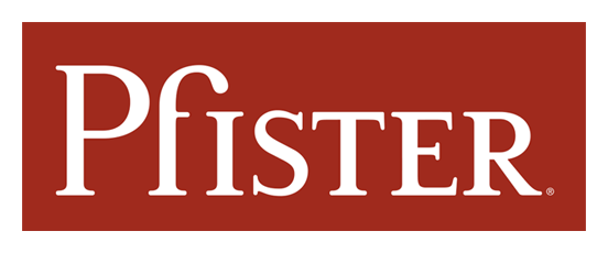 Pfister logo on a transparent background