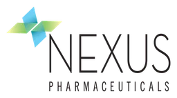 Pharmaceuticals logo, horizontal version, on a transparent background